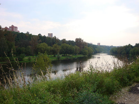Река Парха в городе Подольске